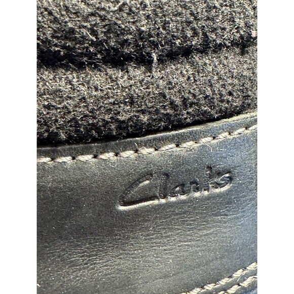 Clarks Varick Hill Black Blue Leather 26112236 Men\'s Size 11 main image 8